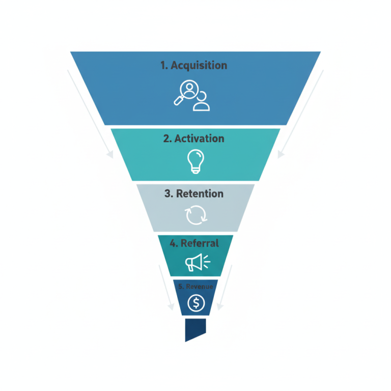 AARRR Pirate Metrics Funnel