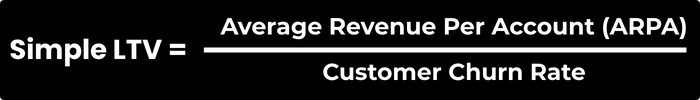 How to Calculate Simple Customer Lifetime Value
